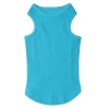 Casual Canine Cotton Basic Ribbed Dog Tank Top, Small, 12-Inch, Bluebird