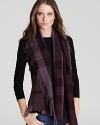 Burberry's iconic tonal check adorns this sophisticated scarf in a plush wool and cashmere blend.