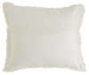 DKNY Pure Victorian Ruffle Decorative Pillow, Ivory