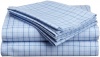 Hanes June Bug Cotton Printed Queen Sheet Set, Blue