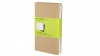 Moleskine Plain Cahier Journal Kraft Pocket: set of 3 Plain Journals (Moleskine Cahier)