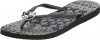 Havaianas Women's Slim Lace Flip Flop,Black,39/40 BR/9-10 M US