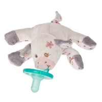 Mary Meyer Baby Cheery Cheeks WubbaNub Pacifier, Moo Moo Cow