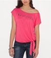 G by GUESS Marlon Side Tie Top