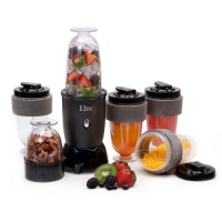 MaxiMatic EPB-1800 Elite Cuisine 300-Watt 17-Piece Personal Drink Blender, Black