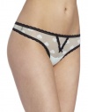 Betsey Johnson Women's Heartbeat Lace Thong