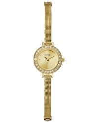 Always elegant, this slender timepiece by GUESS finishes your complete look.