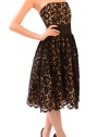 Milly of NY Floral Lace Dress Black 4