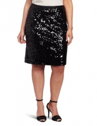 Calvin Klein Women's Plus-Size Sequin Pencil Skirt