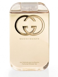 Push your personal boundaries and experience the thrill of the forbidden with Gucci Guilty. Without any compromise, Gucci Guilty is a statement about who you are. A daring, oriental floral with mandarin and pink pepper top notes leading to a heart of peach, lilac and geranium revealing a base of ambery notes and patachouli.Cleanse and refresh yourself with Gucci Guilty shower gel. Awaken your senses with a daring edge of sexiness and sensuality that is Gucci Guilty. 6.7 oz. 