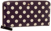 Kate Spade New York Carlisle Street-Lacey Wallet,Plum/Clotted Cream,One Size