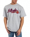 MLB Atlanta Braves Official Road Wordmark Short Sleeve Basic Tee Men's