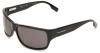 BOSS by Hugo Boss Men's B0423PS Polarized Rectangle Sunglasses,Black Frame/Gray Lens,One Size