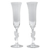 Gorham Amore Dove Toasting Flutes, Set of 2