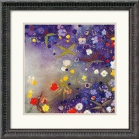 Gardens in Mist X Framed Art Print by Aleah Koury