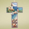 Jim Shore - Heartwood Creek - Seashore Cross Hanging Ornament by Enesco - 4008102