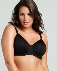 A basic bra with just the right coverage. B cup is a demi bra while a D cup has full coverage. Style #954