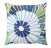 Trina Turk Down-Filled Pillow, Sea Floral, Blue, 20 by 20-Inches