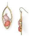 Consider your look transformed with these RJ Graziano stone drop earrings, which features a dazzling dangle of stones.