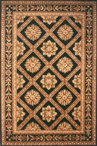 Area Rug 3x5 Rectangle European Black Color - Momeni Maison Rug from RugPal