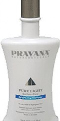 Pravana Pure Light Sulfate-free Brightening Shampoo for Blonde Silver or Highlighted Hair 10.1oz(300ml)