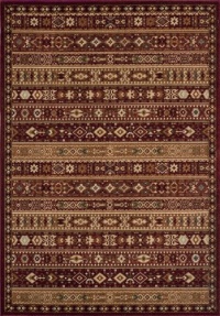 Area Rug 3x5 Rectangle Traditional Red Color - Momeni Belmont Rug from RugPal