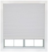 Easy Lift  750227508062 36-Inch by 64-Inch Trim-At-Home Fits windows 21-Inch to 36-Inch Wide Cordless Honeycomb Cellular Shade, Light Filtering, White