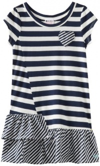 Roxy Kids Girls 2-6X Stay Cool Dress, Open Ocean Stripe, X-Large