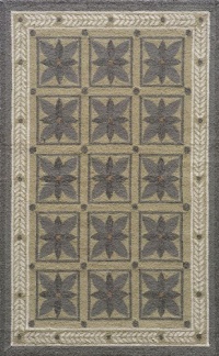 Area Rug 5x8 Rectangle Indoor/Outdoor Steel Grey Color - Momeni Veranda Rug from RugPal