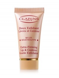 An intensive at-home treatment that restores the youthful beauty of the lips and lip contour in total comfort. The sugar-based exfoliator gently brushes away dead skin cells, smoothing the entire lip and lip contour area for better lipstick application and to instantly hydrate and plump lips. With each treatment, lips look fuller and healthier. 0.6 oz. 