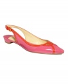 Low and sleek. Put a little pop of color into your day with Ivanka Trump's Aida sling back flats.