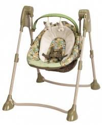 Graco Swing By Me 2-In-1 Portable Swing, Zooland