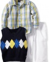 Nautica Sportswear Kids Baby-boys Infant 3 Piece Set, Sport Navy, 24 Months