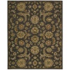 India House IH83 Rectangle Rug, Charcoal, 8-Feet by 10.6-Feet