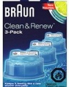 BRAUN CLEAN/CHARGE REFILL CCR3 Size: 3 PK