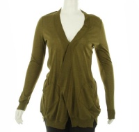 Eileen Fisher Artful Cardigan Olive L