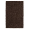 Townhouse Rugs Trendy Cocoa 5-Feet  by 8-Feet  Shag Rug