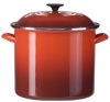 Le Creuset Enamel-on-Steel 20-Quart Covered Stockpot, Cherry Red