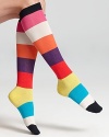 kate spade new york Rugby Stripe Knee High Socks