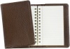 Graphic Image Wire-O-Notebook, Goatskin Leather, 4-Inches, Mocha (JS4MRBLGTIMOC)