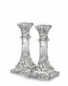 Waterford Lismore 8-Inch Candlestick Pair