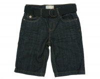 Epic Threads Boy's Belted Denim Shorts Rinse 14