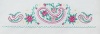 Janlynn Stamped Cross Stitch Kit, 20-Inch by 30-Inch, Paisley Rose Pillowcase Pair