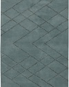 Rizzy Home AD2282 Anna Redmond 8-Feet by 8-Feet Round Area Rug, Light Blue