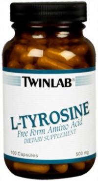 Twinlab L-Tyrosine 500mg, 100 Capsules (Pack of 2)