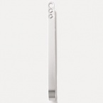 Stainless steel ice tongs designed by Arne Jacobsen as part of the Cylinda Line. Made in Denmark.