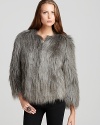 Glam up your look for day or night with this GUESS faux fur jacket. Pair it with skinny jeans and heels for a head-turning look, guaranteed.