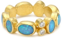 GURHAN Paradiso 24K Gold Opal Ring, Size 7