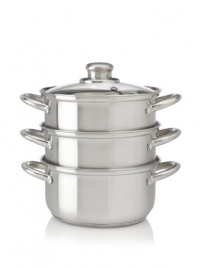 Fagor Stainless-Steel 2-Quart Double Boiler with Steamer Insert