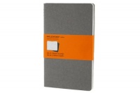 Moleskine Ruled Cahier Journal Light Warm Grey Large (Set of 3) (Moleskine Legendary Notebooks)